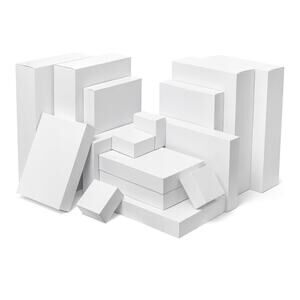 White Gift Boxes - Assorted Sizes (16-Pack) - Perfect for Gift Wrapping & Events